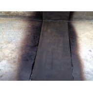 Reparatie oude dakgoot met epdm.